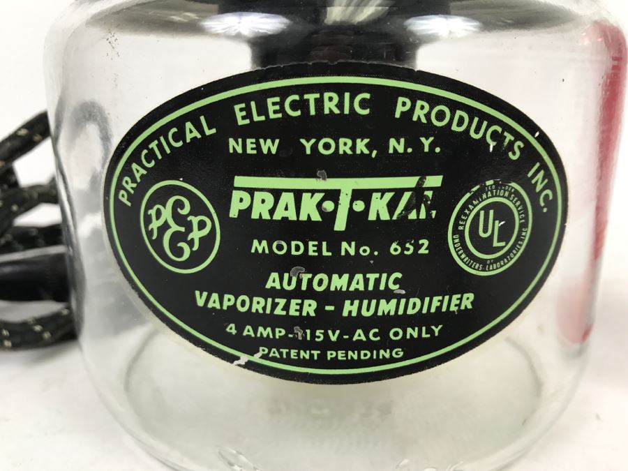 Vintage Automatic Vaporizer Humidifier PrakTKal Practical Electric Products Inc [Photo 3]