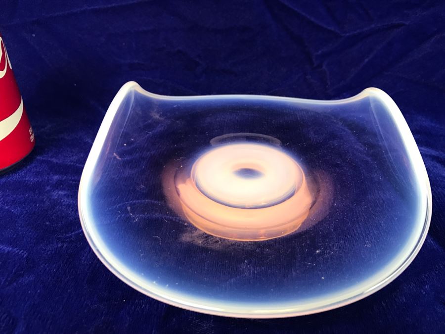 Collection Of Candelwick Pattern Glassware And Curved Pink Opalescent Glass [Photo 15]