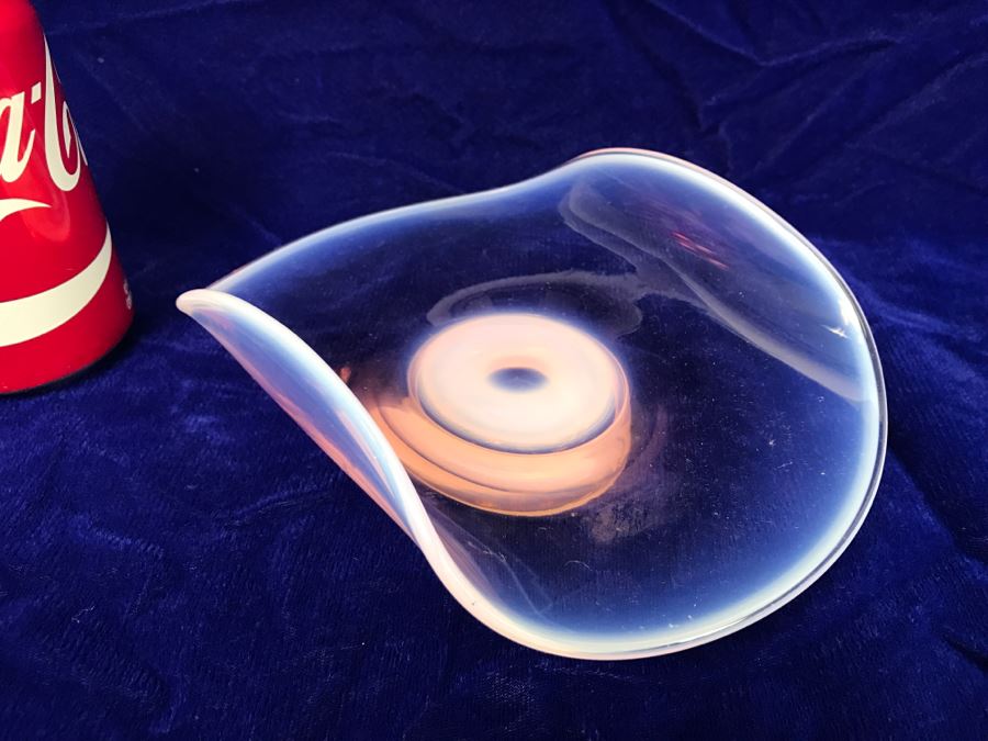 Collection Of Candelwick Pattern Glassware And Curved Pink Opalescent Glass [Photo 14]