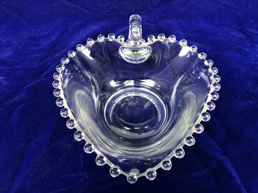 Collection Of Candelwick Pattern Glassware And Curved Pink Opalescent Glass [Photo 13]