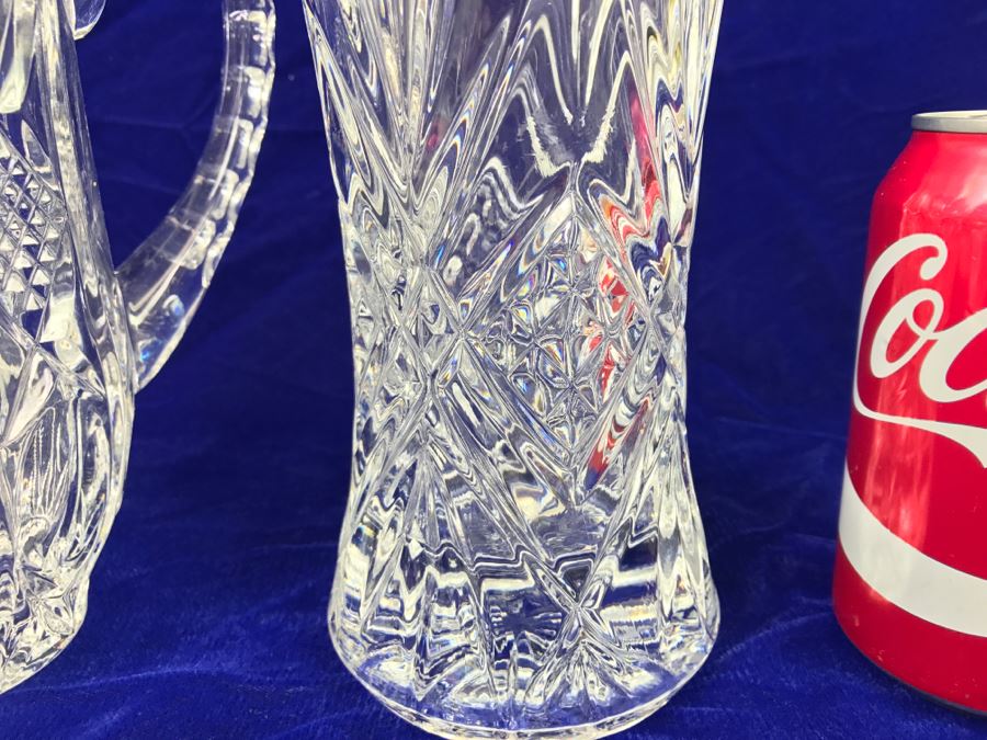 Collection Of Crystal And Glass Pitchers And Vases Gorham Cristal D'Arques [Photo 6]