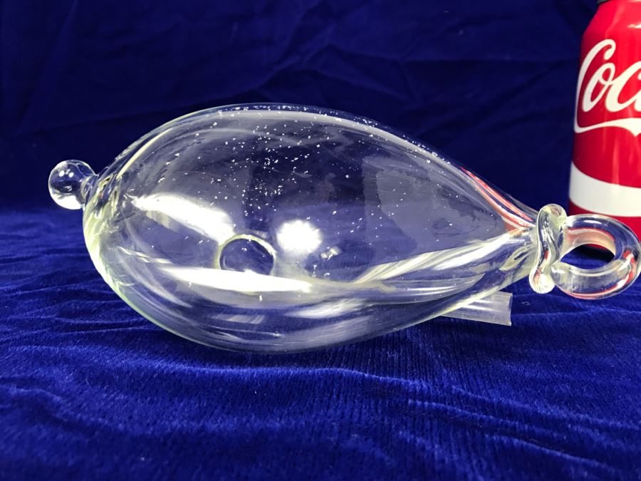 Hand Blown Glass Wall Hanging Barometer [Photo 9]