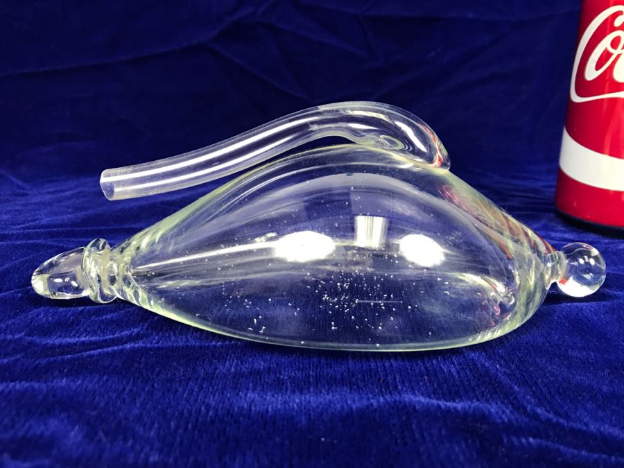 Hand Blown Glass Wall Hanging Barometer [Photo 4]