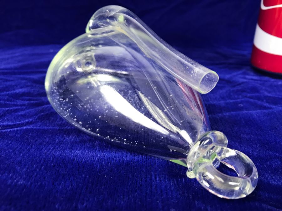 Hand Blown Glass Wall Hanging Barometer [Photo 8]