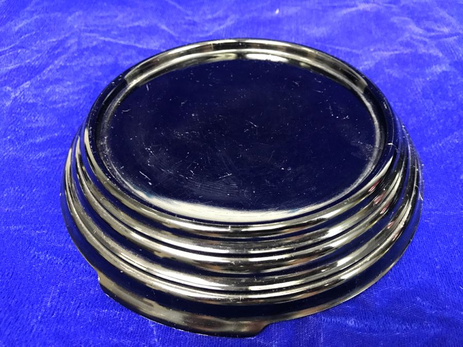 Pair Of Deep Purple Glass Stands [Photo 4]