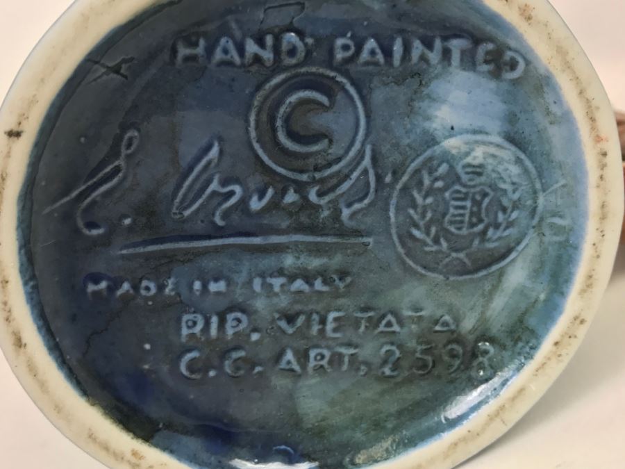 Hand Painted S Orvis Rip Vietata Character Mug Made In Italy [Photo 6]