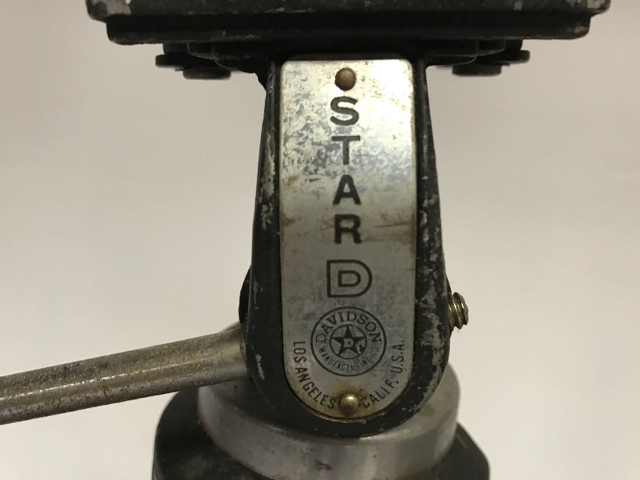 Vintage Professional Metal Camera Tripod Star Davidson [Photo 6]