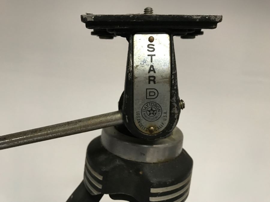 Vintage Professional Metal Camera Tripod Star Davidson [Photo 5]