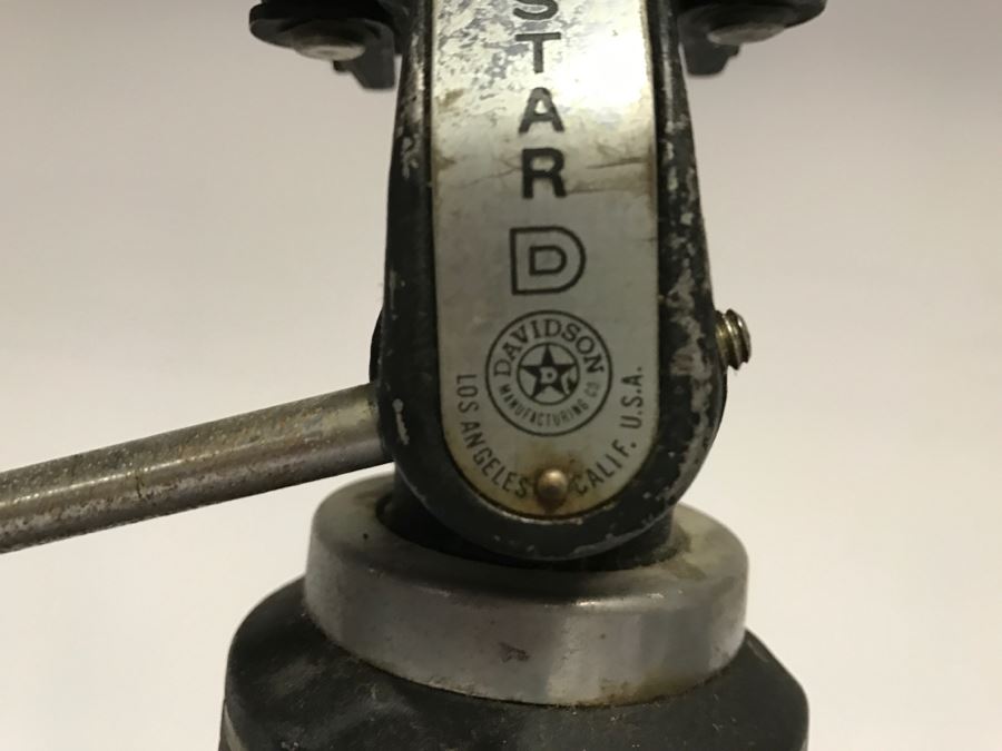Vintage Professional Metal Camera Tripod Star Davidson [Photo 7]