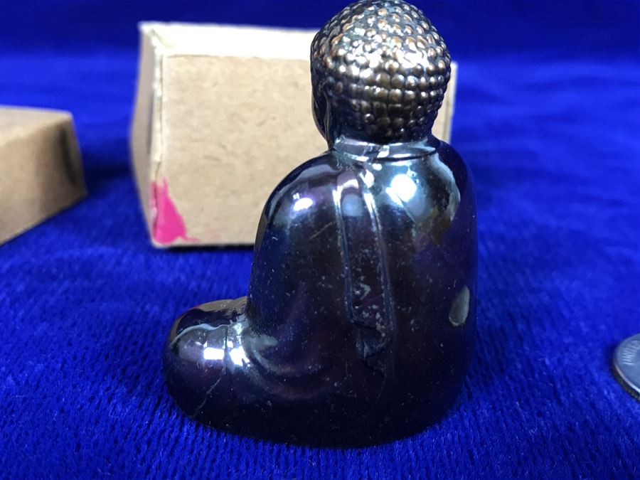 Small Signed Metallic Buddha Statue Figurine [Photo 5]
