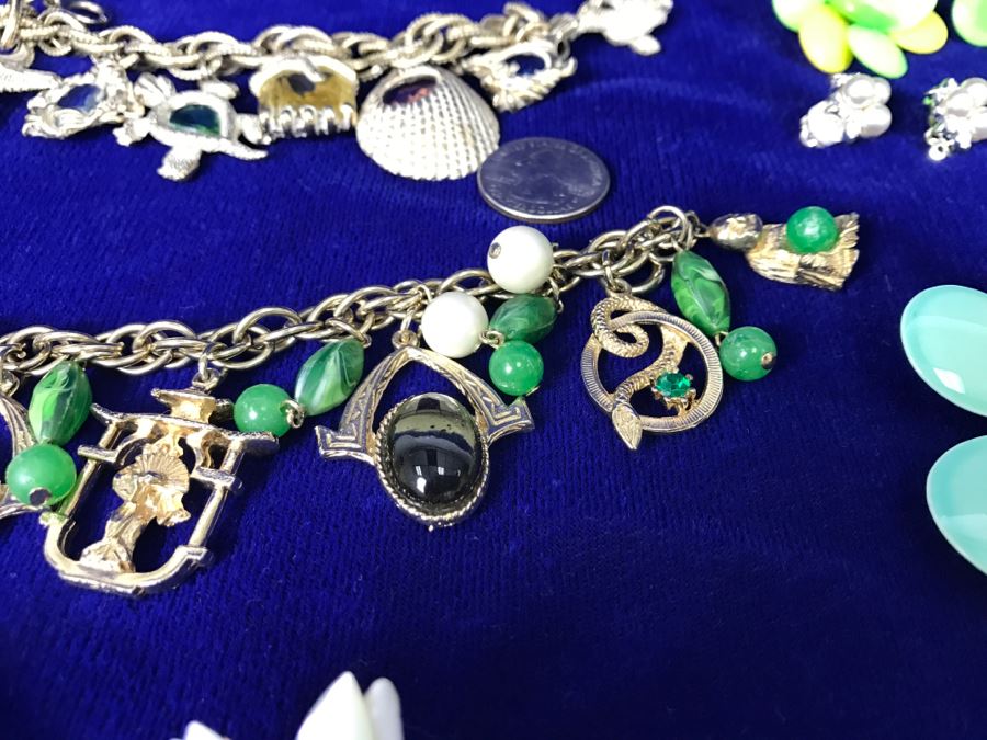 Huge Collection Of Vintage Costume Jewelry Hong Kong Some Sterling Silver See All Photos [Photo 17]