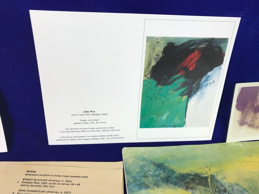 Collection Of Artist John Way's Slides Of Original Art, Art Show Programs, Bio And Artwork Cards [Photo 13]