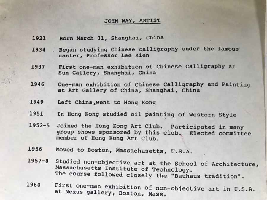 Collection Of Artist John Way's Slides Of Original Art, Art Show Programs, Bio And Artwork Cards [Photo 2]