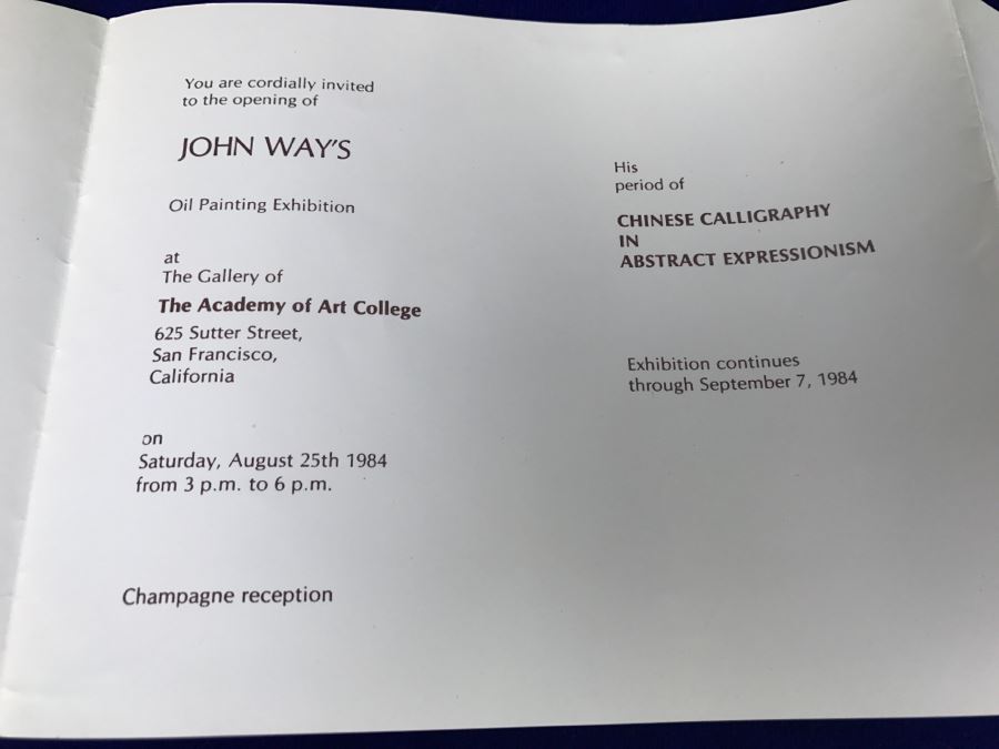 Collection Of Artist John Way's Slides Of Original Art, Art Show Programs, Bio And Artwork Cards [Photo 21]