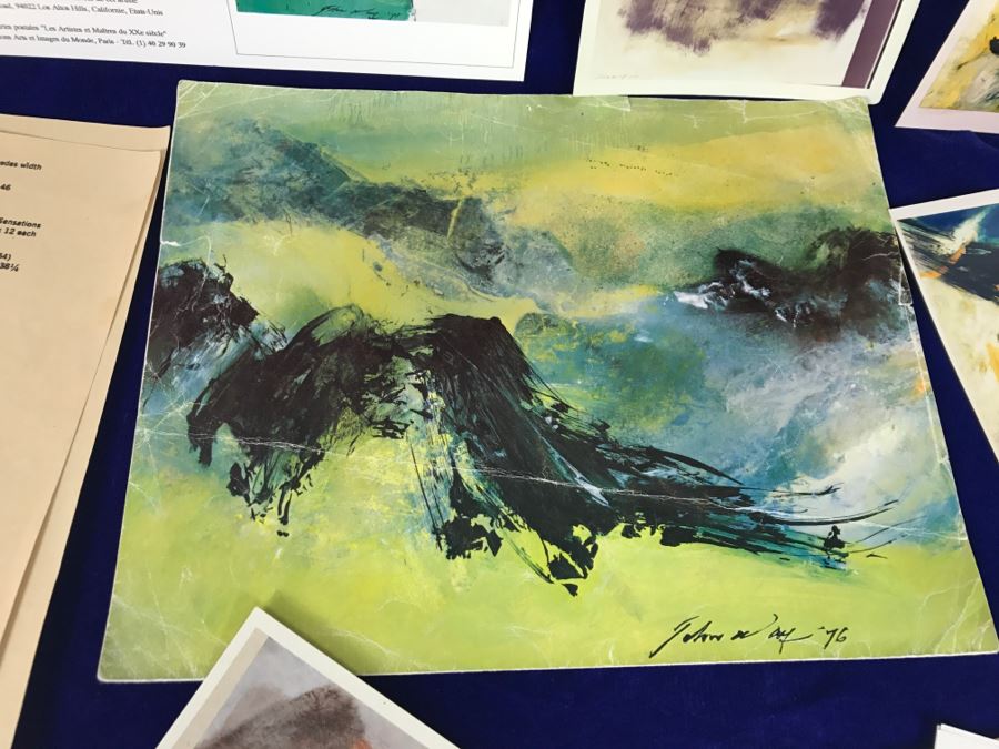 Collection Of Artist John Way's Slides Of Original Art, Art Show Programs, Bio And Artwork Cards [Photo 14]