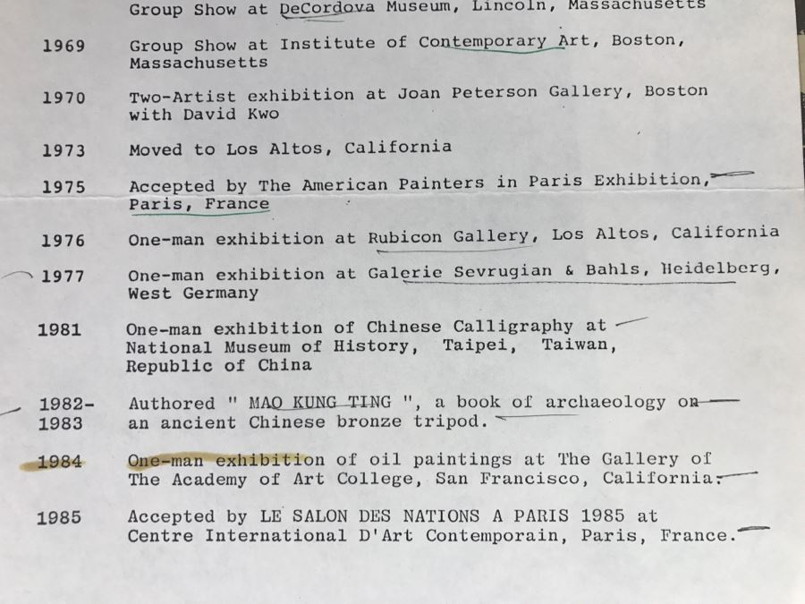 Collection Of Artist John Way's Slides Of Original Art, Art Show Programs, Bio And Artwork Cards [Photo 8]