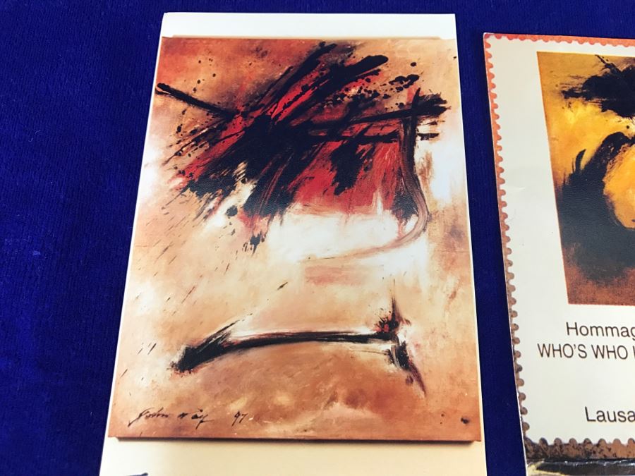 Pair Of Signed John Way Artist Picture Postcards From 1996 / 1997 [Photo 4]