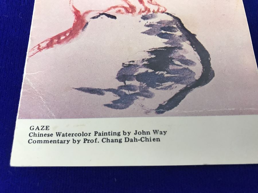 Artist John Way Signed Artist Card With Personalized Hand Written Note From 1980 [Photo 6]