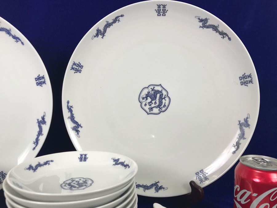 Noritake ~62 Pieces Blue And White China Set Nittoroyal RC Japan Nippon Toki Kaisha Never Used With Original Receipts [Photo 4]