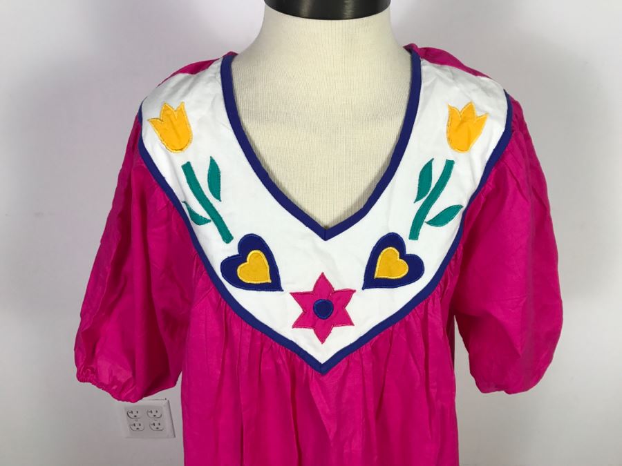 Vintage Dress By Chandni Made In Pakistan Size M [Photo 2]