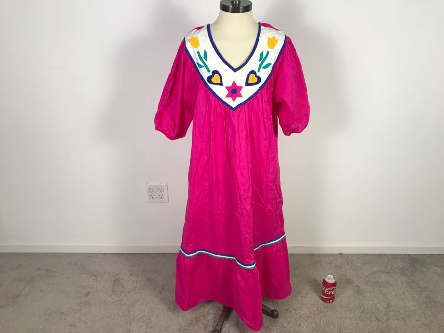 Vintage Dress By Chandni Made In Pakistan Size M [Photo 1]