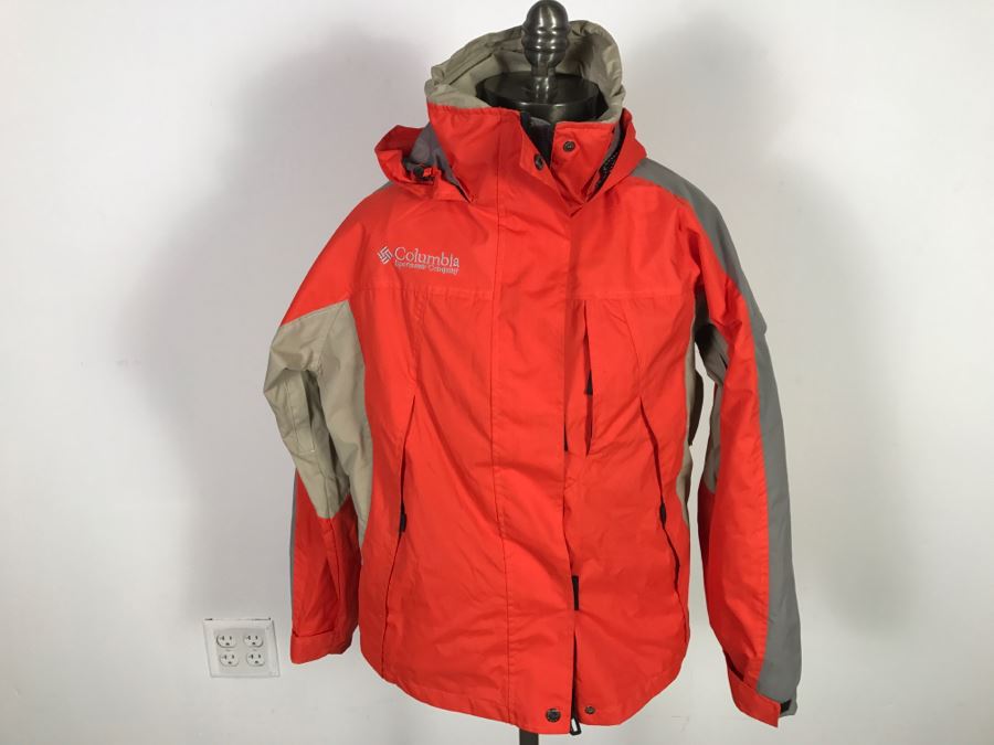 Columbia Sportswear Omin Tech Weatherproof Jacket Titanium Size M