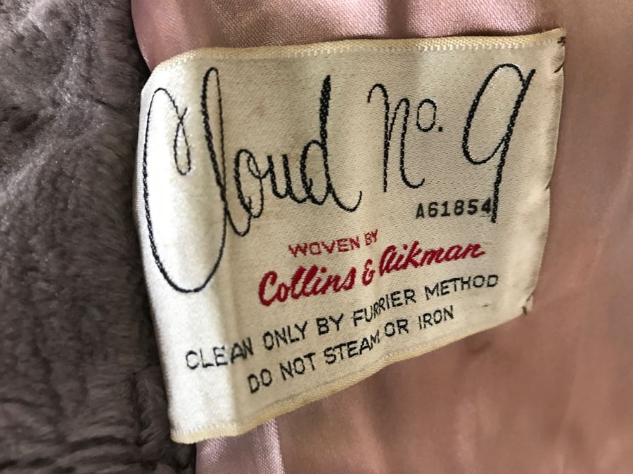 JUST ADDED - Vintage Faux Fur Women's Coat Cloud No. 9 Woven By Collins ...