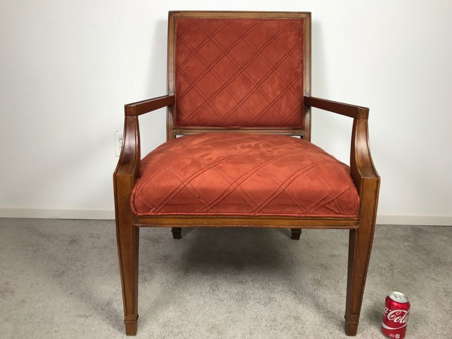 Fairfield Upholstered Armchair- Note Seat Could Use New Upholstery [Photo 3]