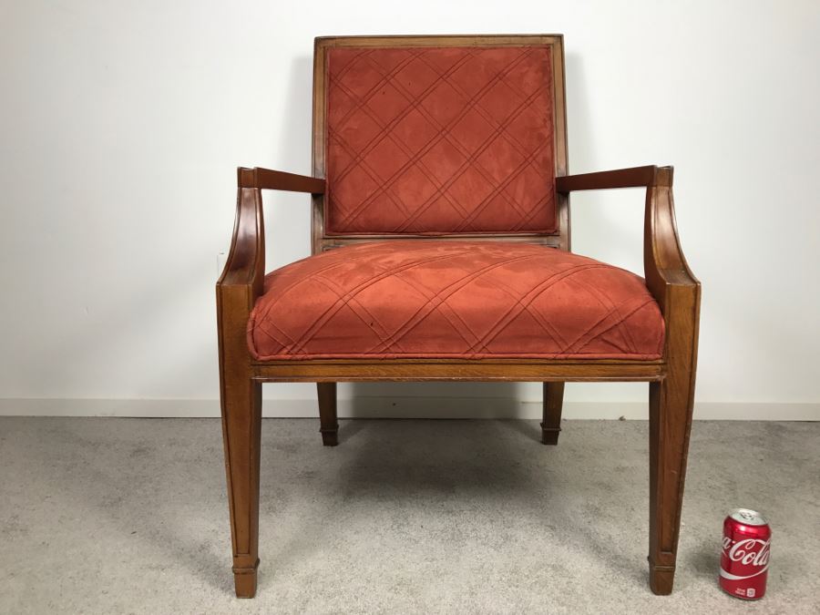 Fairfield Upholstered Armchair- Note Seat Could Use New Upholstery [Photo 2]