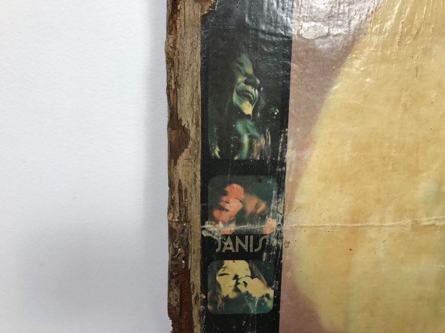 Vintage Janis Joplin Poster On Board Originally Hung On Wall Of Tower Records In San Francisco In Sixties [Photo 2]