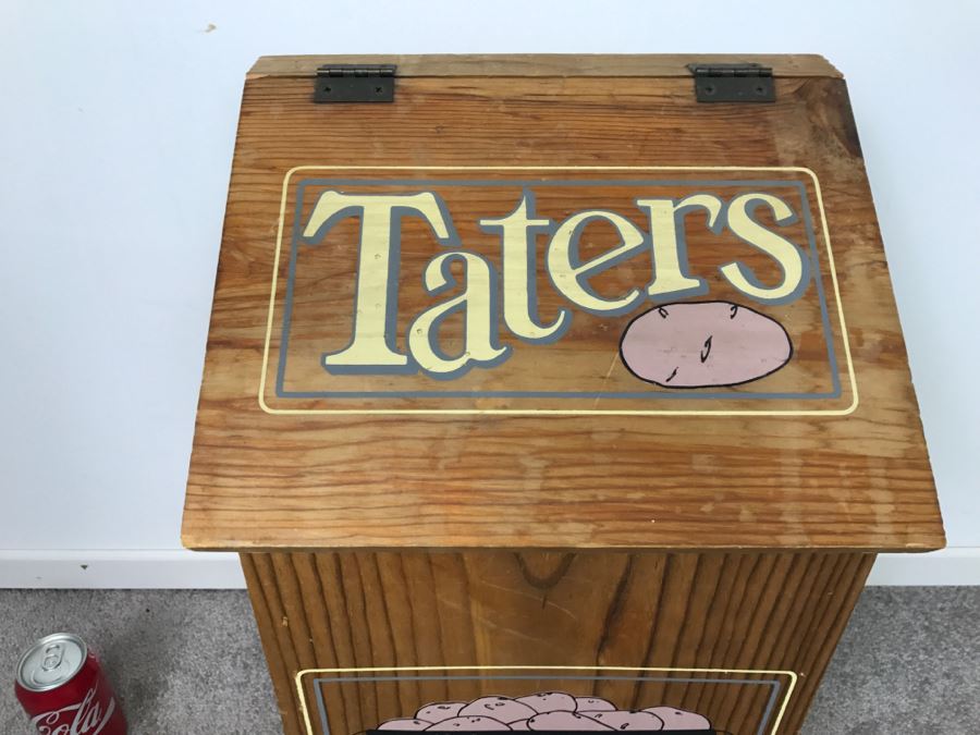 Wooden Storage Box Taters [Photo 4]