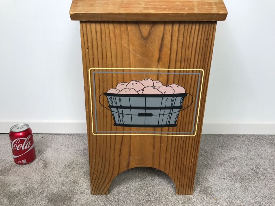 Wooden Storage Box Taters [Photo 2]