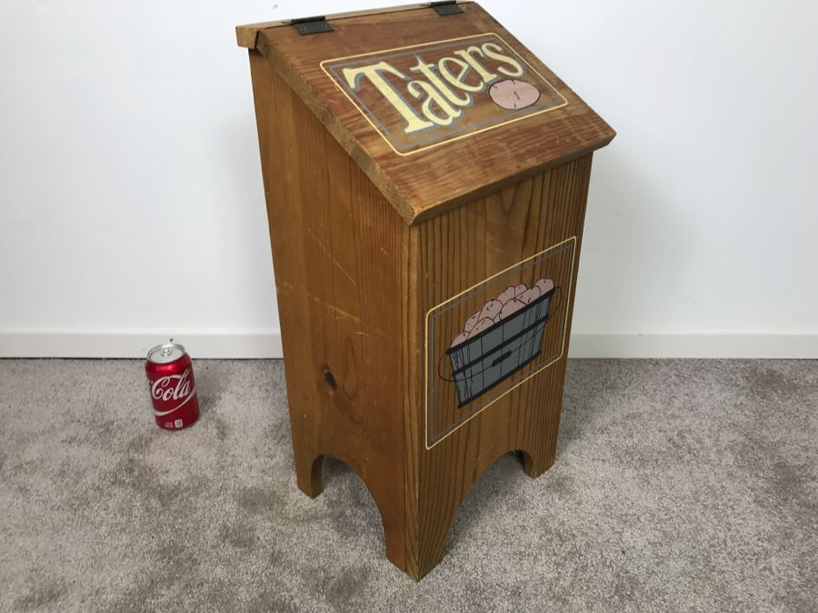 Wooden Storage Box Taters [Photo 5]