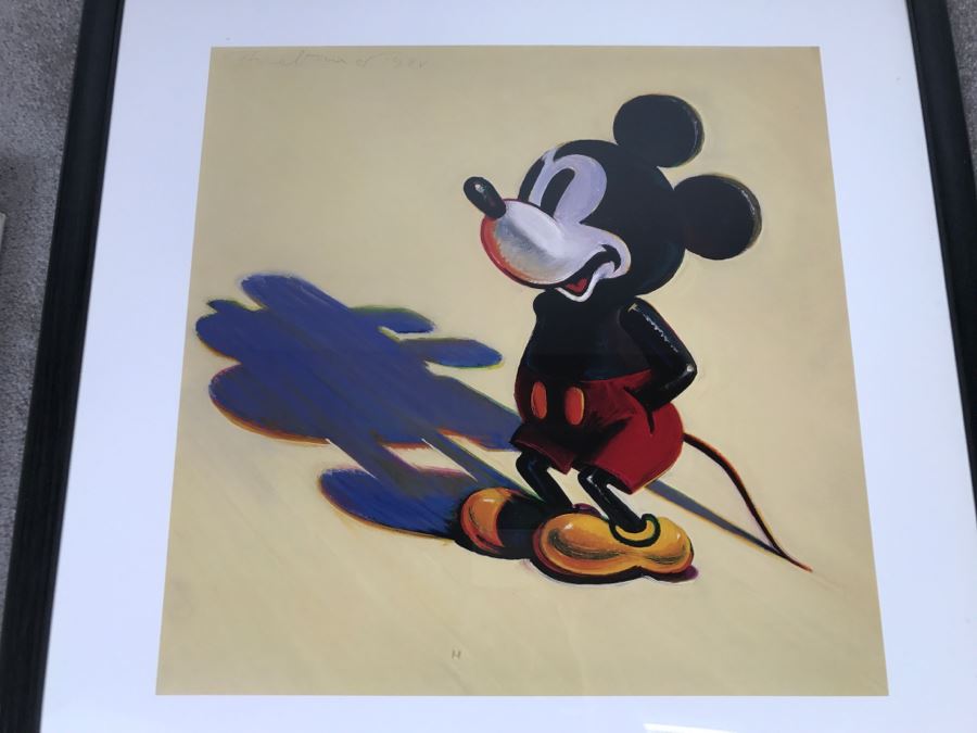 Wayne Thiebaud 'The Art Of Mickey Mouse' Framed Print And The Art Of ...