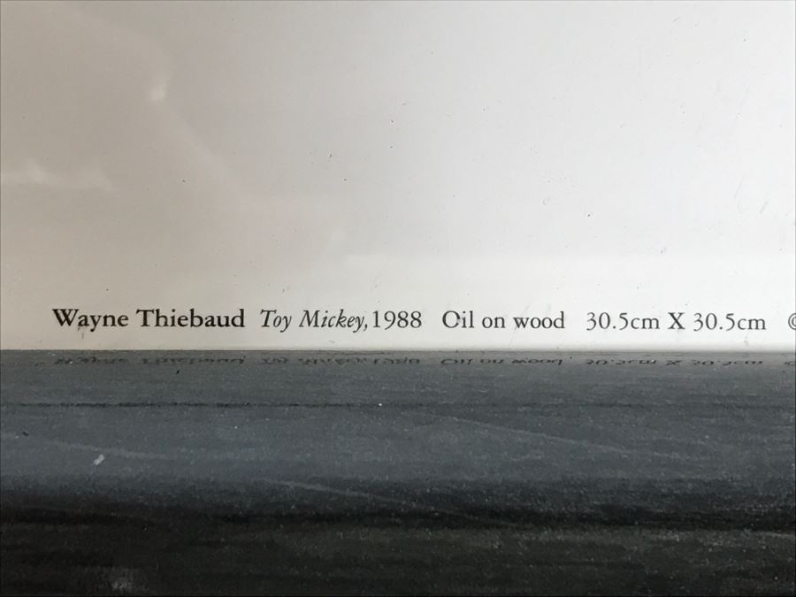Wayne Thiebaud 'The Art Of Mickey Mouse' Framed Print And The Art Of Walt Disney Coffee Table Book By Christopher Finch [Photo 6]