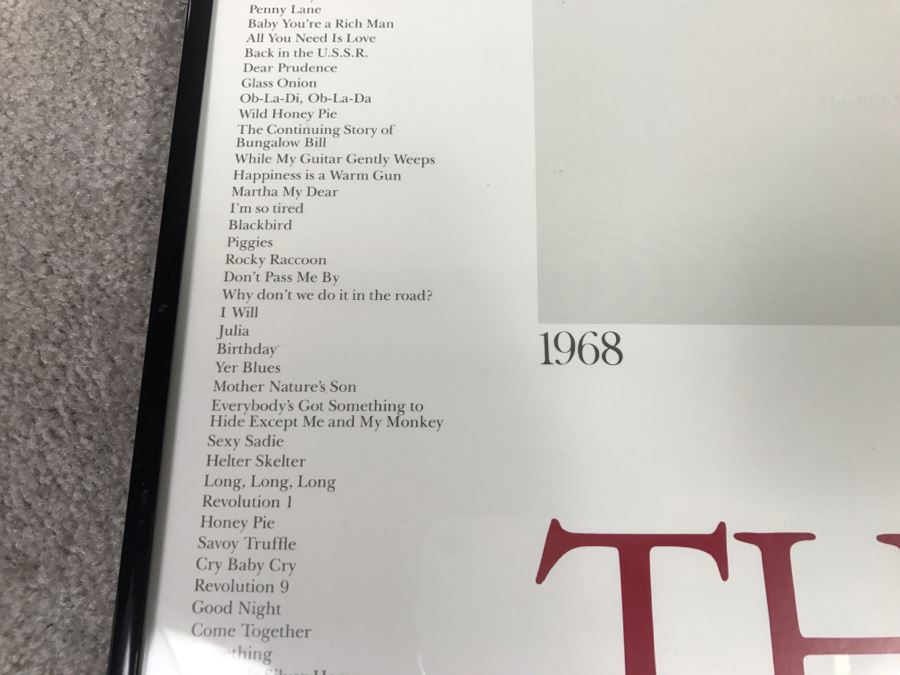 The Beatles Framed Poster 1987 Apple Corps Ltd [Photo 10]