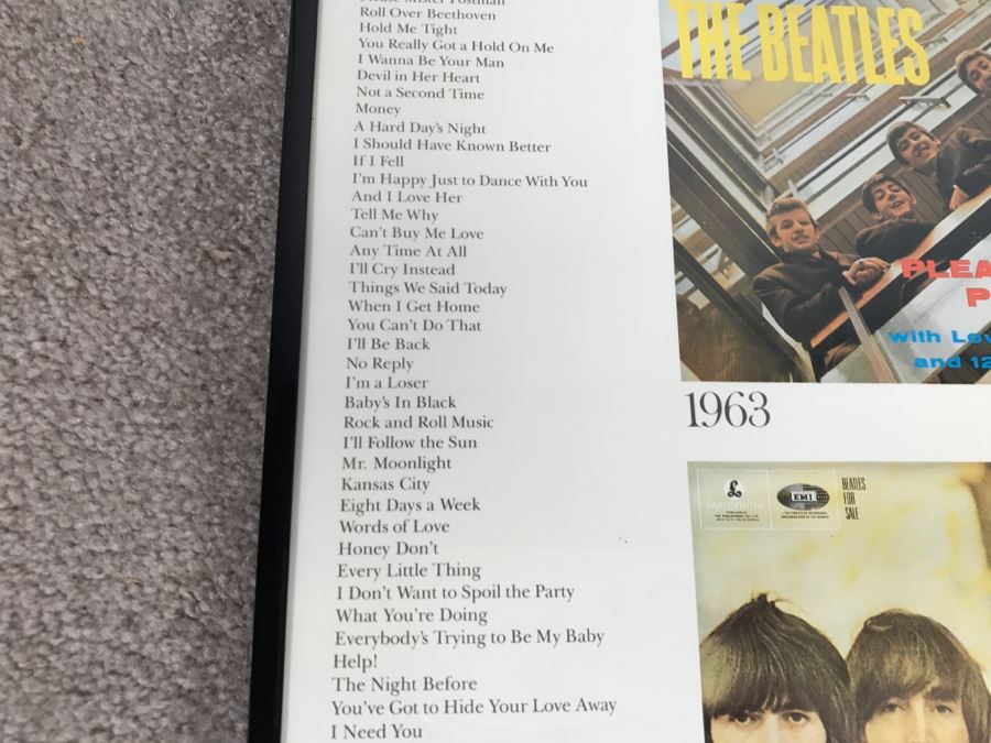 The Beatles Framed Poster 1987 Apple Corps Ltd [Photo 7]