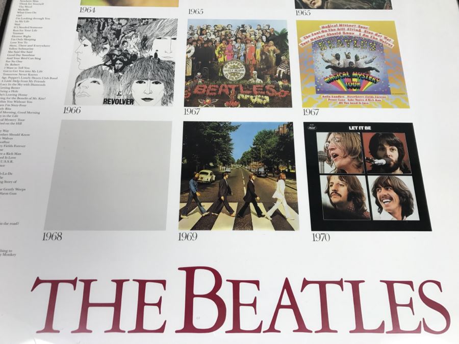 The Beatles Framed Poster 1987 Apple Corps Ltd [Photo 2]