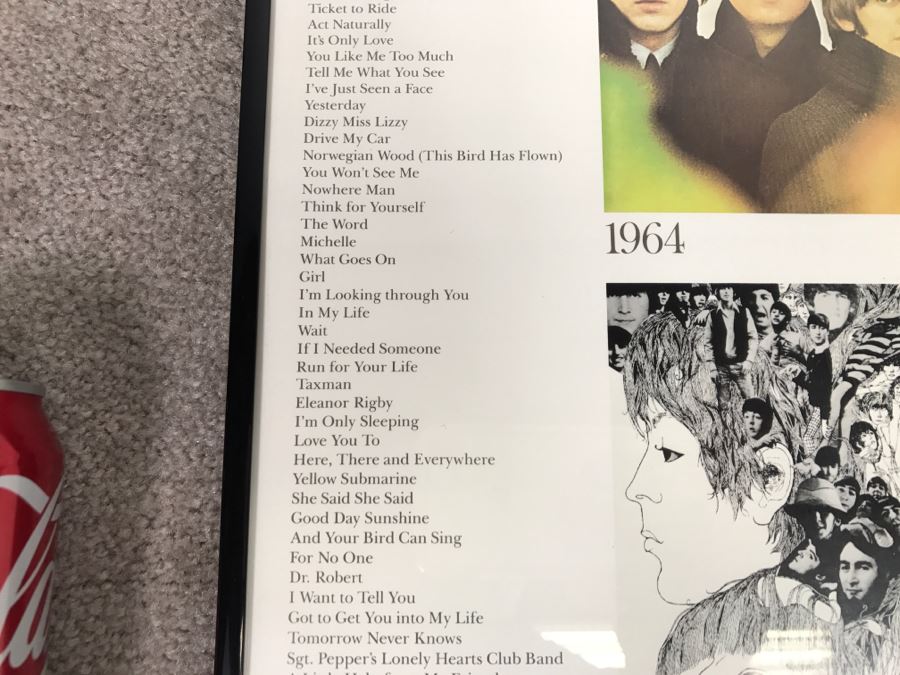 The Beatles Framed Poster 1987 Apple Corps Ltd [Photo 8]