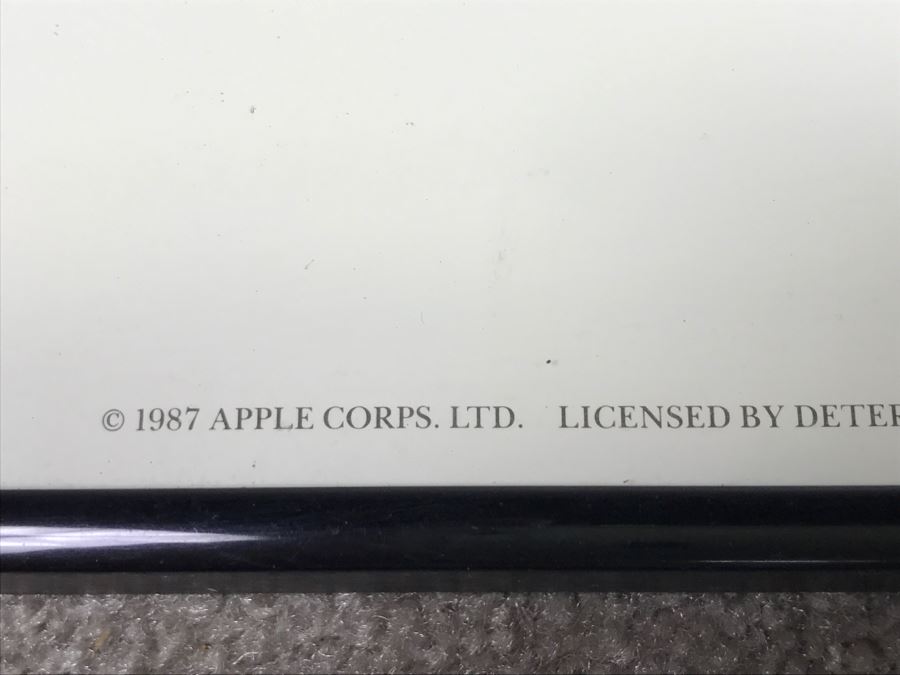 The Beatles Framed Poster 1987 Apple Corps Ltd [Photo 12]