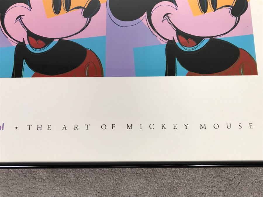 Andy Warhol The Art Of Mickey Mouse Framed Print Poster [Photo 5]