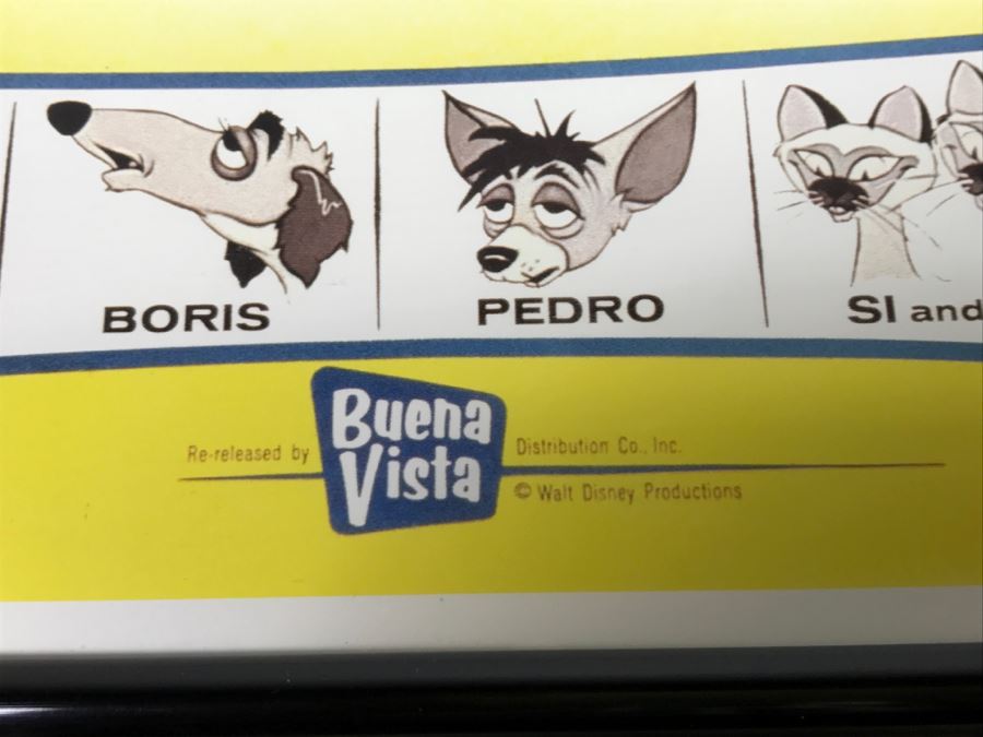 Walt Disney's Lady And The Tramp Reproduction Movie Poster Print Framed [Photo 4]