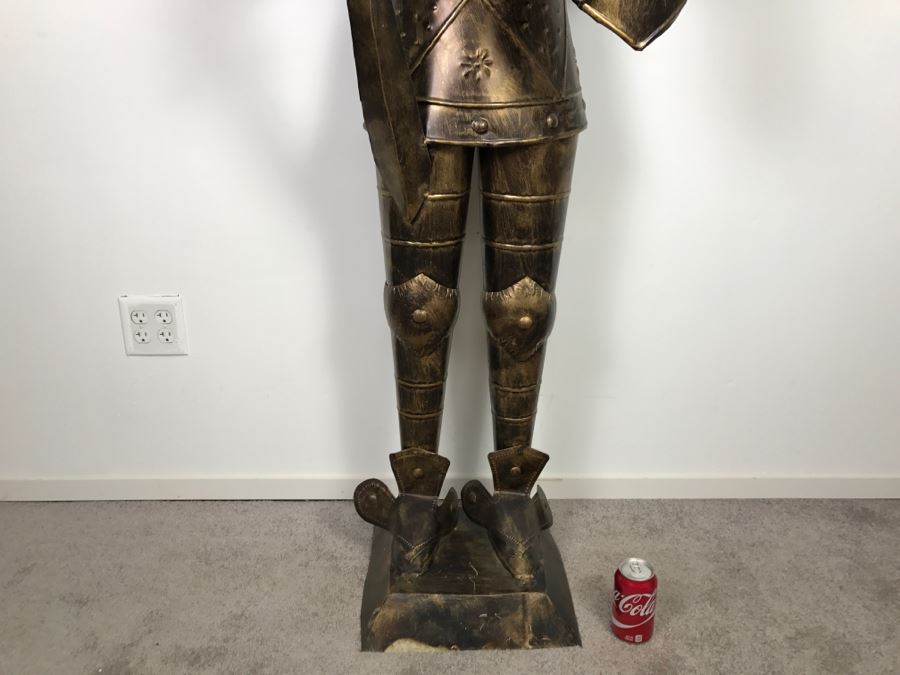 Decorative Life Size Knight In Armour Metal Sculpture [Photo 6]