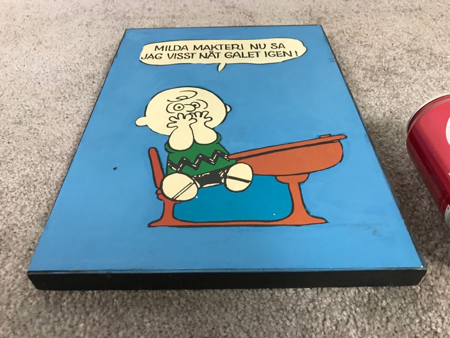 Original Swedish Charlie Brown Peanuts Artwork [Photo 6]