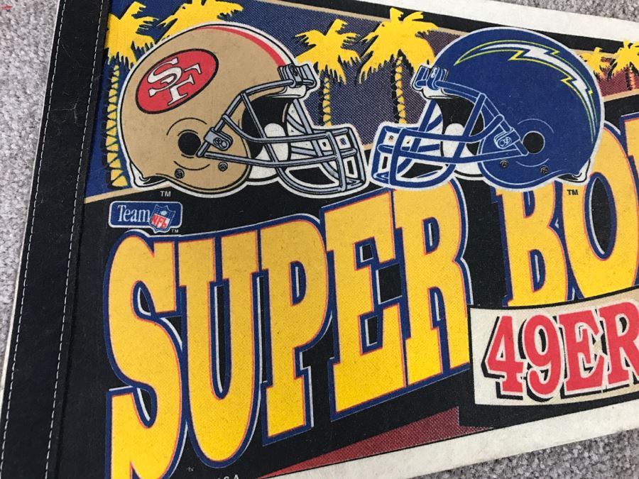 Super Bowl XXIX Penant 49ers Vs. Chargers Miami, Florida [Photo 3]