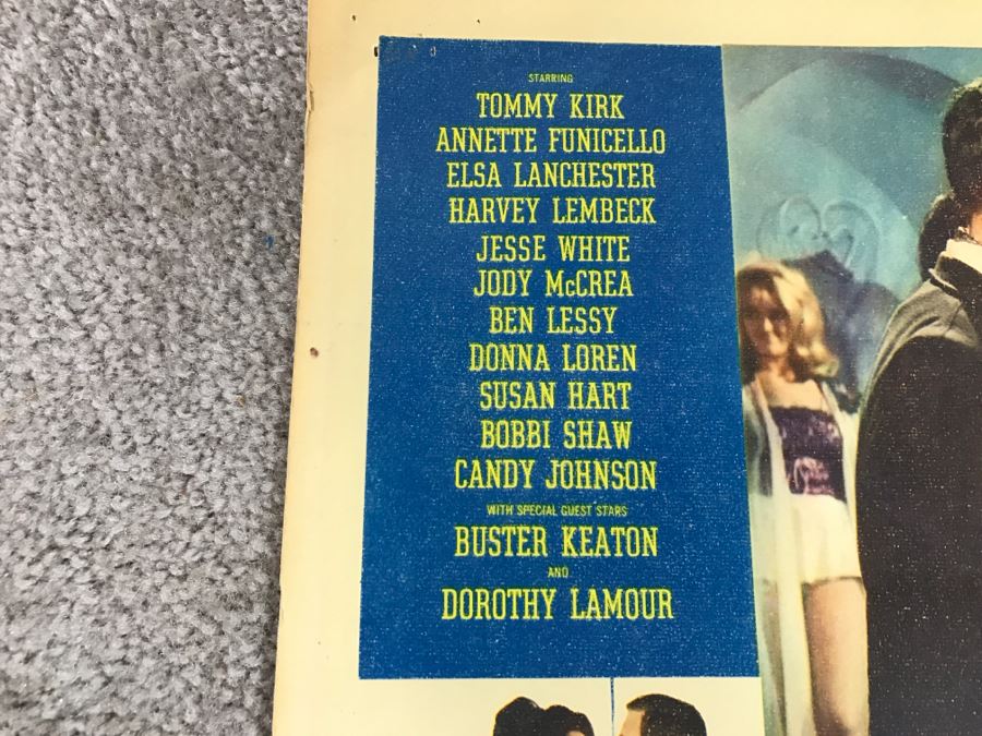 'Pajama Party' Vintage 1964 Lobby Card Annette Funicello And Tommy Kirk 64 Of 356 [Photo 5]