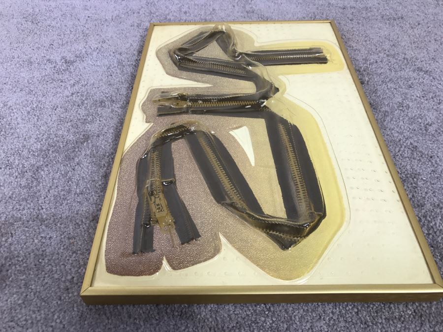 Original Pop Art 'Zip' Made Of Zippers By Robert Bucciarelli [Photo 7]