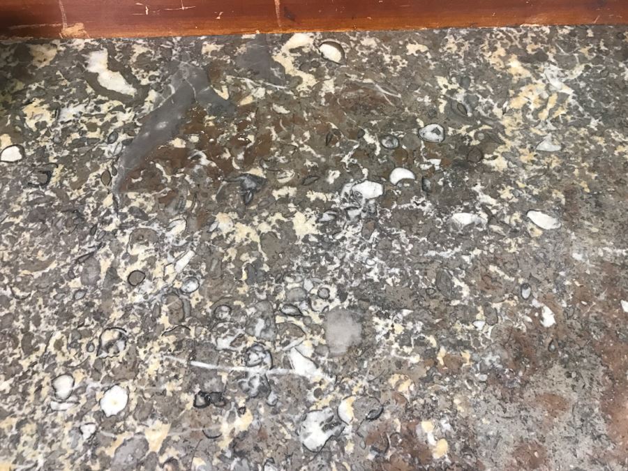 Antique Arts And Crafts Era Wash Stand Dry Sink Chest Of Drawers With Marble Top And Tile Backsplash - Missing One Tile And Tiles Need To Be Reglued [Photo 11]