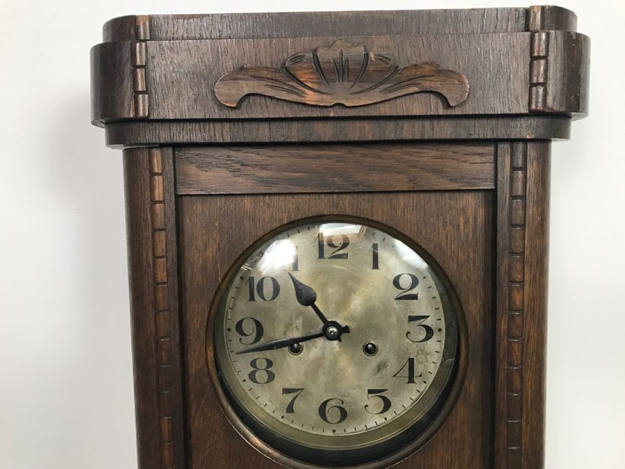 Vintage Wall Clock With Wooden Case - Nice Resonating Strike [Photo 2]