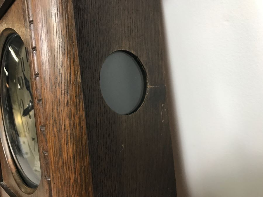Vintage Wall Clock With Wooden Case - Nice Resonating Strike [Photo 5]
